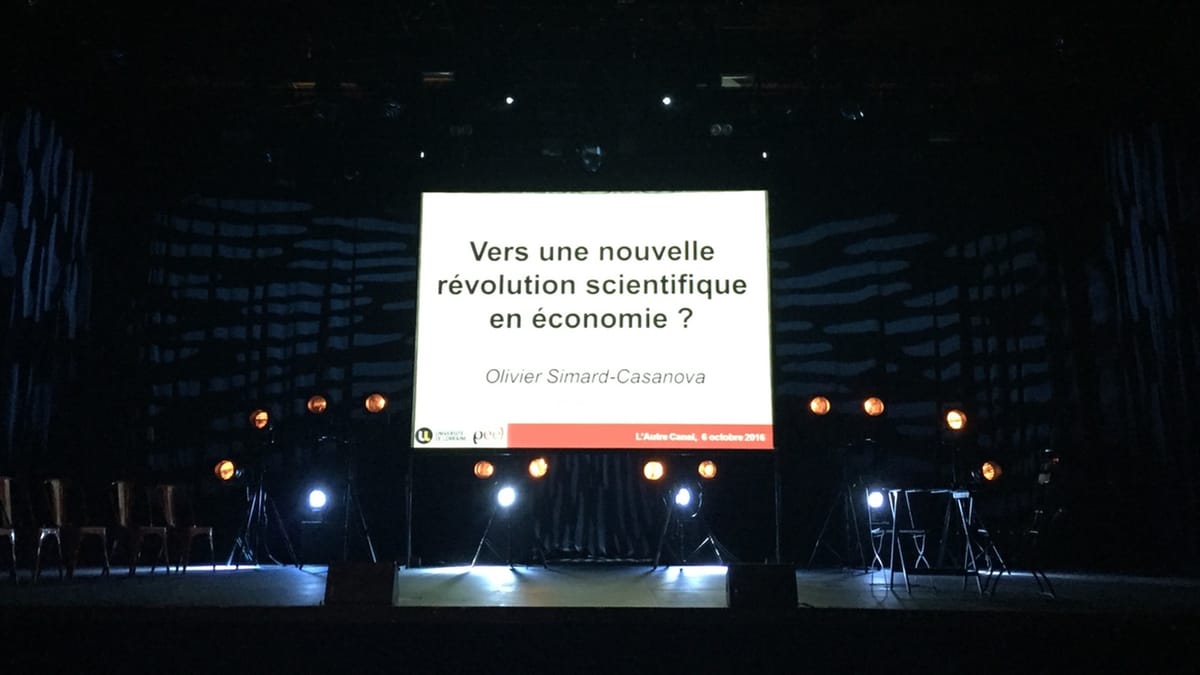 Vers une nouvelle révolution scientifique en économie ?